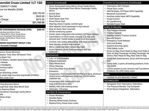 Used 2016 Chevrolet Cruze LT image 2