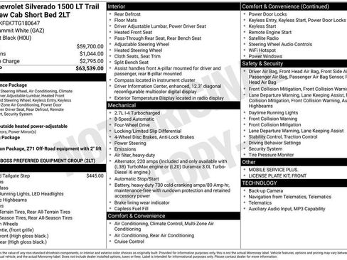 New 2026 Chevrolet Silverado 1500 LT Trail Boss AWD/4WD image 26
