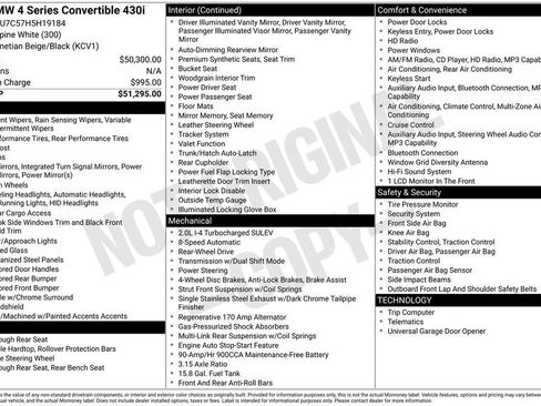 Used 2017 BMW 430i Convertible image 22