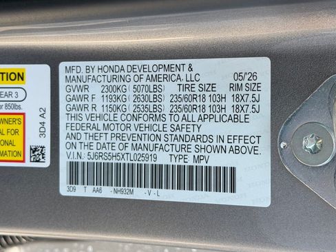 New 2026 Honda CR-V Sport image 21