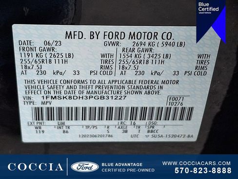 Certified 2023 Ford Explorer XLT image 26