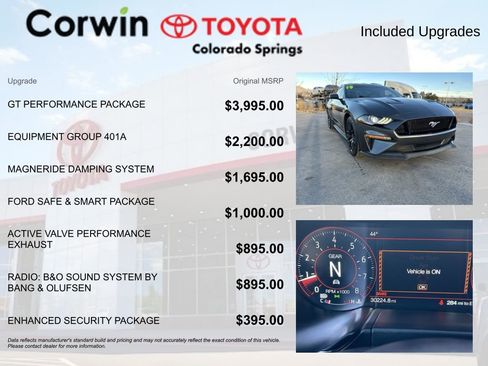 Used 2019 Ford Mustang GT Premium w/ GT Performance Package image 4