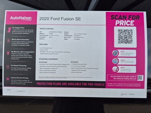Used 2020 Ford Fusion SE FWD image 23