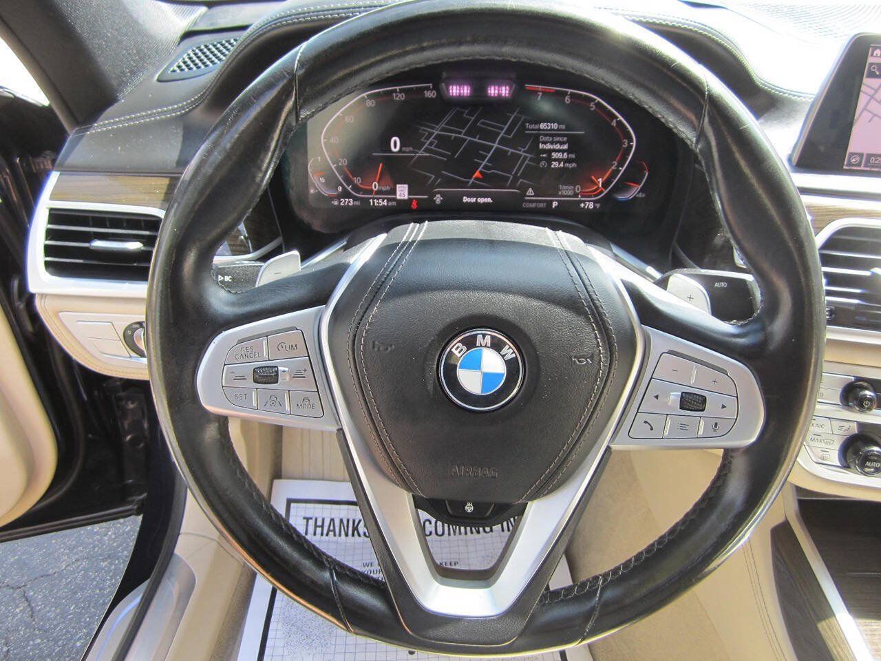 Used 2020 BMW 740i w/ Premium Package RWD image 31