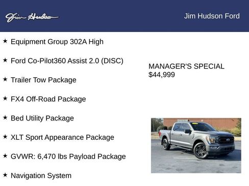 Certified 2022 Ford F150 XLT w/ Equipment Group 302A High image 12