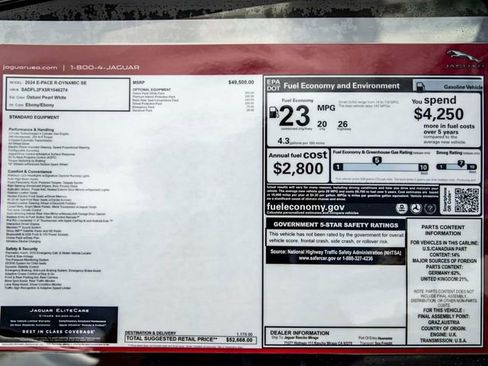 New 2024 Jaguar E-PACE R-Dynamic SE image 31