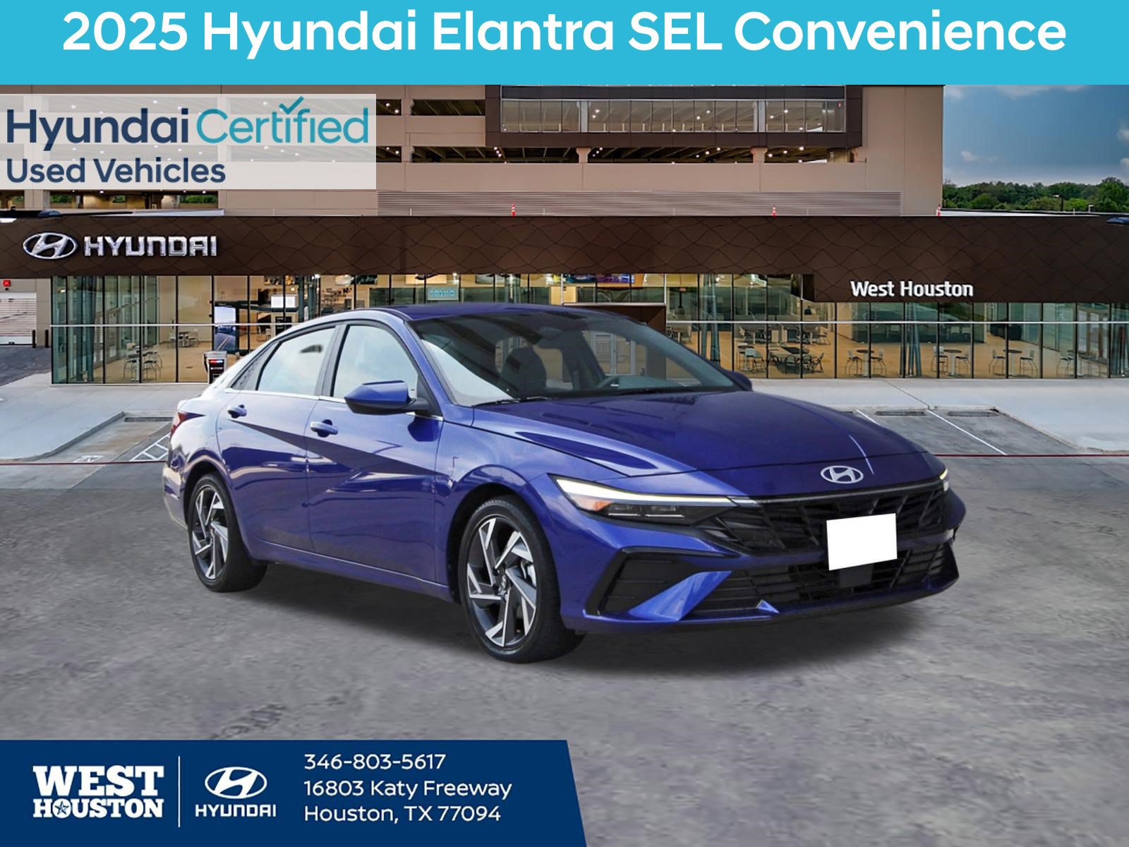 Certified 2025 Hyundai Elantra SEL FWD image 1