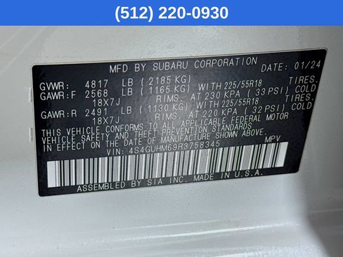 Certified 2024 Subaru Crosstrek 2.5i Limited AWD/4WD image 41