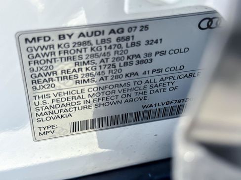Certified 2026 Audi Q7 3.0T Premium Plus w/ Premium Plus Package AWD/4WD image 29