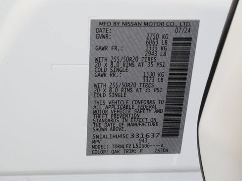 Certified 2025 INFINITI QX60 Autograph w/ Cargo Package AWD/4WD image 43