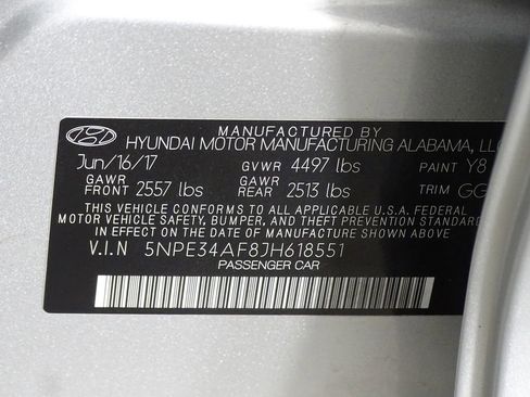 Used 2018 Hyundai Sonata Limited w/ Limited Ultimate Package 03 image 20