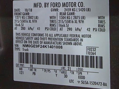 Used 2019 Ford Transit Connect XLT w/ Driver-Assist Package image 39