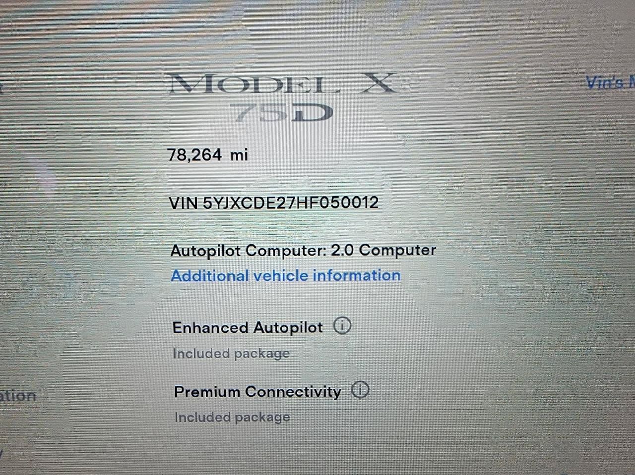 Used 2017 Tesla Model X 75D AWD/4WD image 34