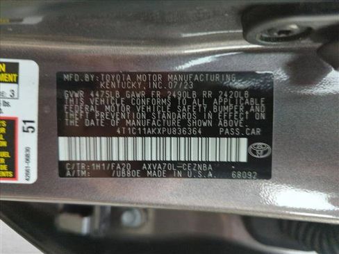 Used 2023 Toyota Camry LE FWD image 23