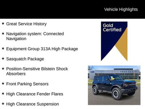 Used 2023 Ford Bronco Outer Banks w/ Sasquatch Package AWD/4WD image 4