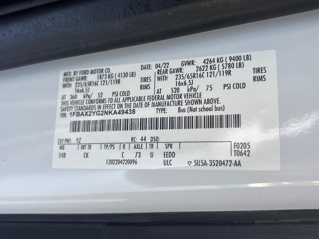 Used 2022 Ford Transit 350 XLT RWD image 30