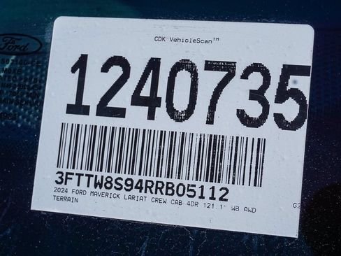 New 2024 Ford Maverick Lariat w/ Black Appearance Package AWD/4WD image 26