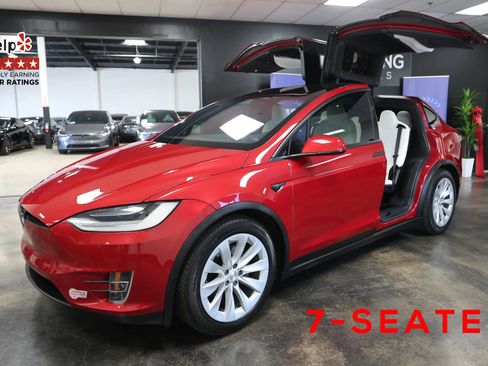 Used 2020 Tesla Model X Long Range AWD/4WD image 1