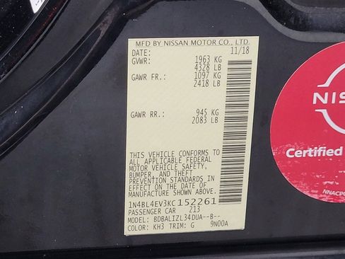 Used 2019 Nissan Altima 2.5 SL image 33