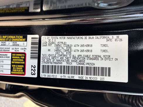 New 2026 Toyota Tacoma TRD Sport image 50