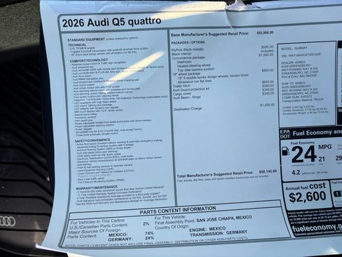 New 2026 Audi Q5 Premium image 33