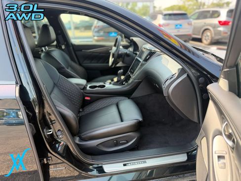 Used 2023 INFINITI Q50 Red Sport 400 w/ Black Opal Edition AWD/4WD image 22