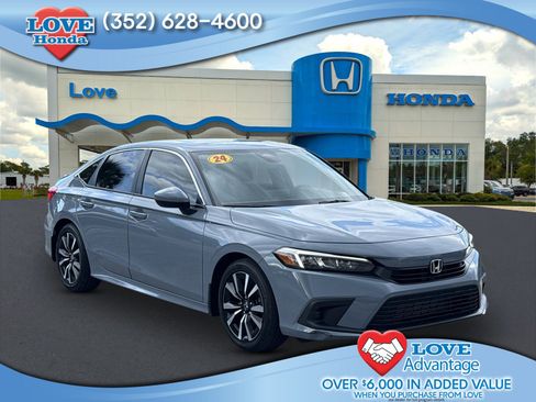 Certified 2024 Honda Civic EX image 1