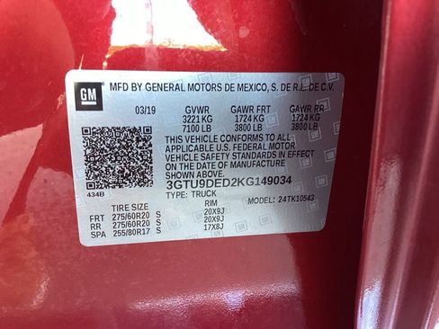 Used 2019 GMC Sierra 1500 SLT AWD/4WD image 68