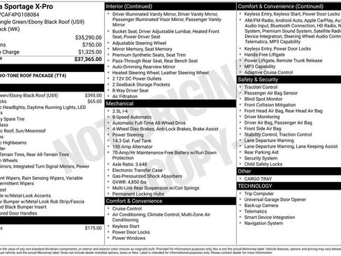 Certified 2023 Kia Sportage X-Pro AWD/4WD image 29