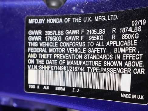 Used 2019 Honda Civic Sport image 42