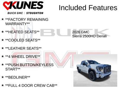 New 2026 GMC Sierra 2500 Denali w/ Denali Reserve Package