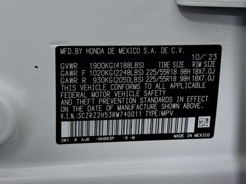 Certified 2024 Honda HR-V Sport image 29