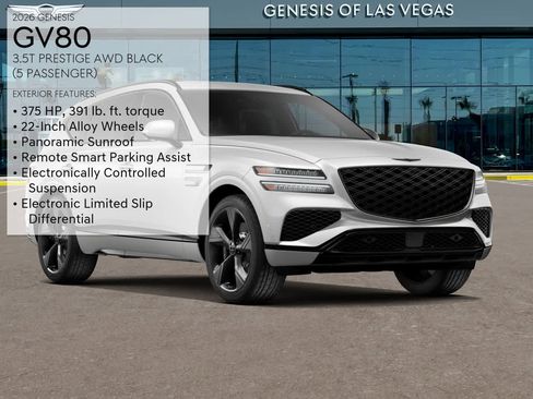 New 2026 Genesis GV80 3.5T Prestige image 3