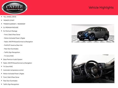 Used 2023 Nissan Rogue SL w/ SL Premium Package image 3