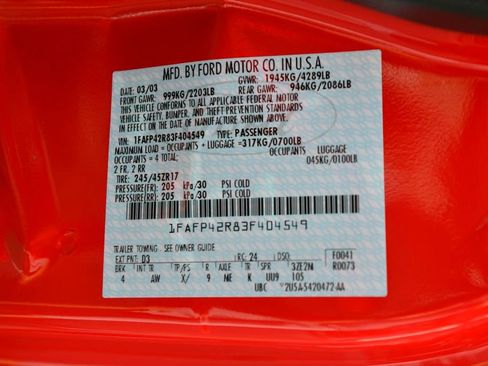 Used 2003 Ford Mustang Mach 1 image 57