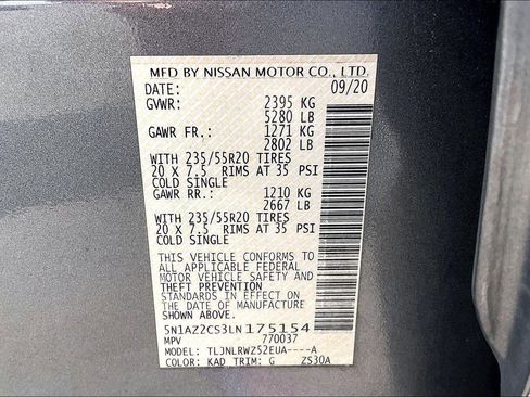 Used 2020 Nissan Murano SL image 33