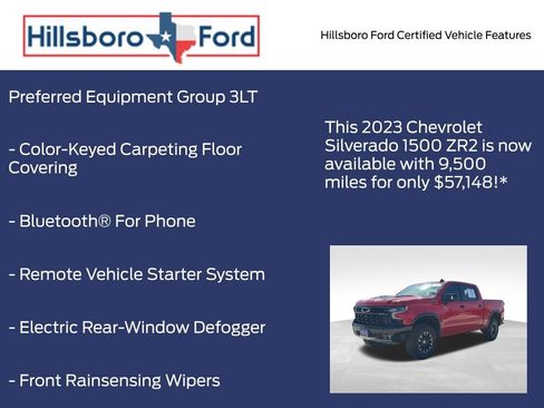 Used 2023 Chevrolet Silverado 1500 ZR2 w/ Technology Package image 13
