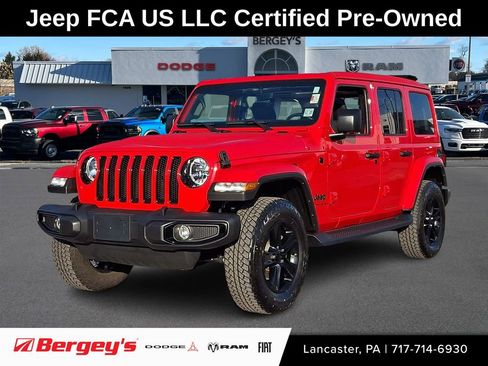 Used 2023 Jeep Wrangler Unlimited Sahara AWD/4WD image 1