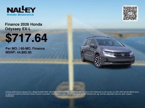 New 2026 Honda Odyssey EX-L image 7
