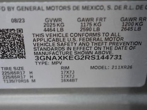 Certified 2024 Chevrolet Equinox LT w/ LPO, Floor Liner Package FWD image 38