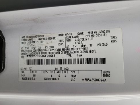 Used 2018 Ford F150 XL w/ Equipment Group 101A Mid RWD image 33