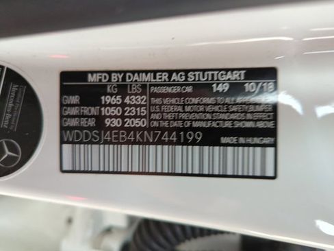 Certified 2019 Mercedes-Benz CLA 250 CLA 250 image 15