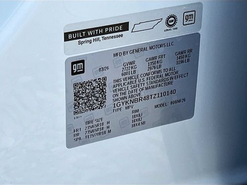 New 2026 Cadillac XT5 Luxury w/ LPO, Floor Liner Package AWD/4WD image 14