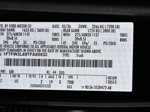 New 2026 Ford F150 XLT AWD/4WD image 17