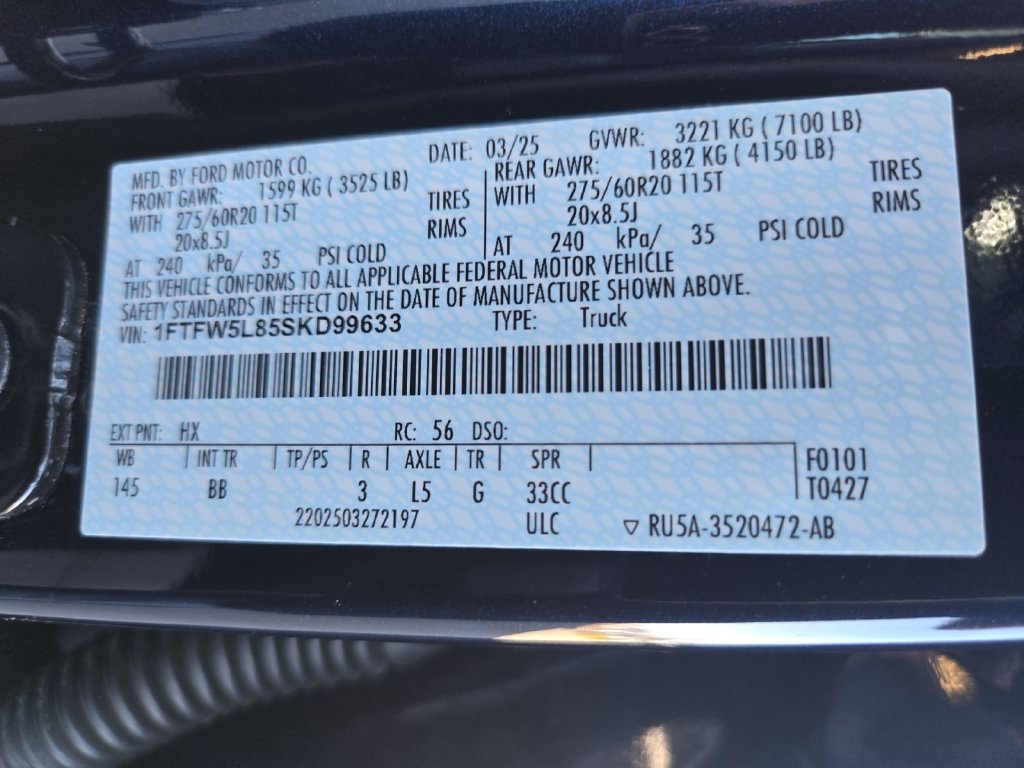 Used 2025 Ford F150 Lariat w/ Equipment Group 501A Mid AWD/4WD image 31