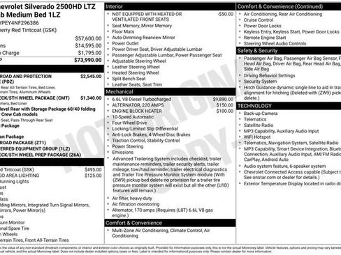 Used 2022 Chevrolet Silverado 2500 LTZ AWD/4WD image 3