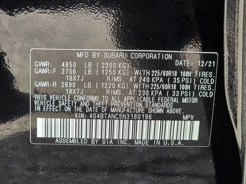 Used 2022 Subaru Outback Limited AWD/4WD image 33