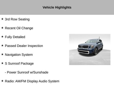 Certified 2024 Kia Telluride S w/ S Sunroof Package AWD/4WD image 19