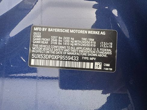 Certified 2023 BMW X3 xDrive30i w/ Premium Package AWD/4WD image 9