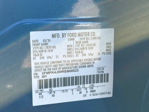 Used 2024 Ford Edge SEL AWD/4WD image 55